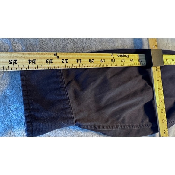 Faded Glory Dark Blue Heavyweight Long Sleeve Shirt 2XL 50/52 - Picture 7 of 10